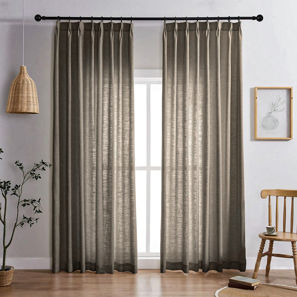 Arabella Classic Linen Blend Curtains