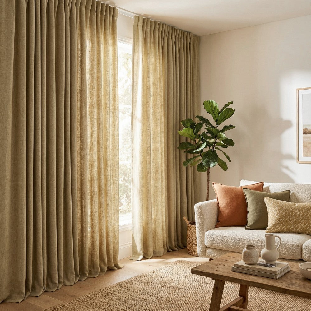 Arabella Classic Linen Blend Curtains