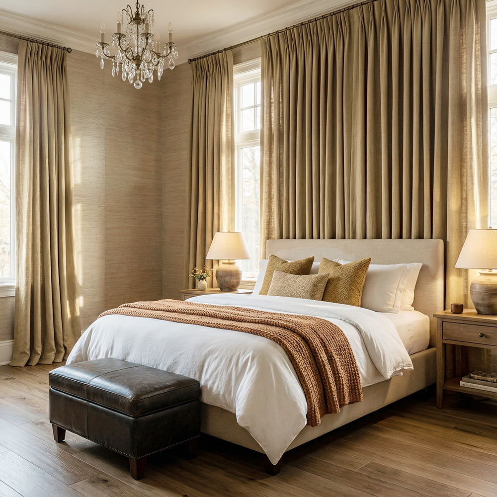 Arabella Classic Linen Blend Curtains