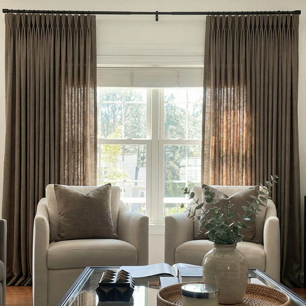 Arabella Classic Linen Blend Curtains