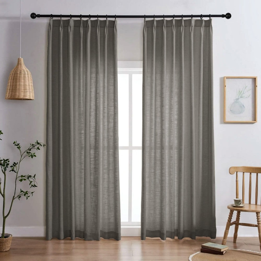 Arabella Classic Linen Blend Curtains