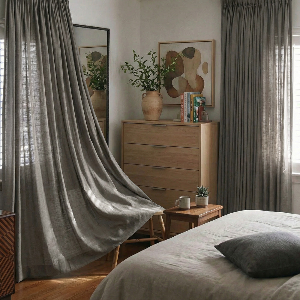 Arabella Classic Linen Blend Curtains