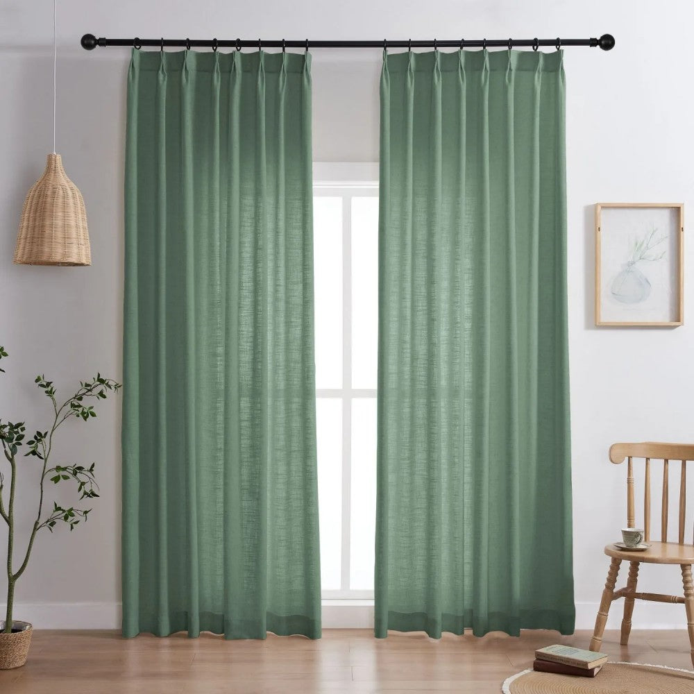 Arabella Classic Linen Blend Curtains