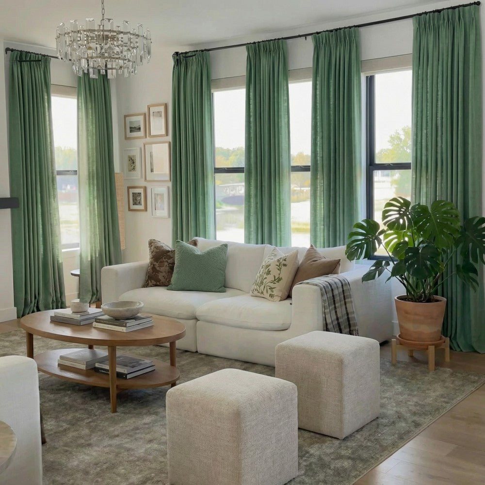 Arabella Classic Linen Blend Curtains