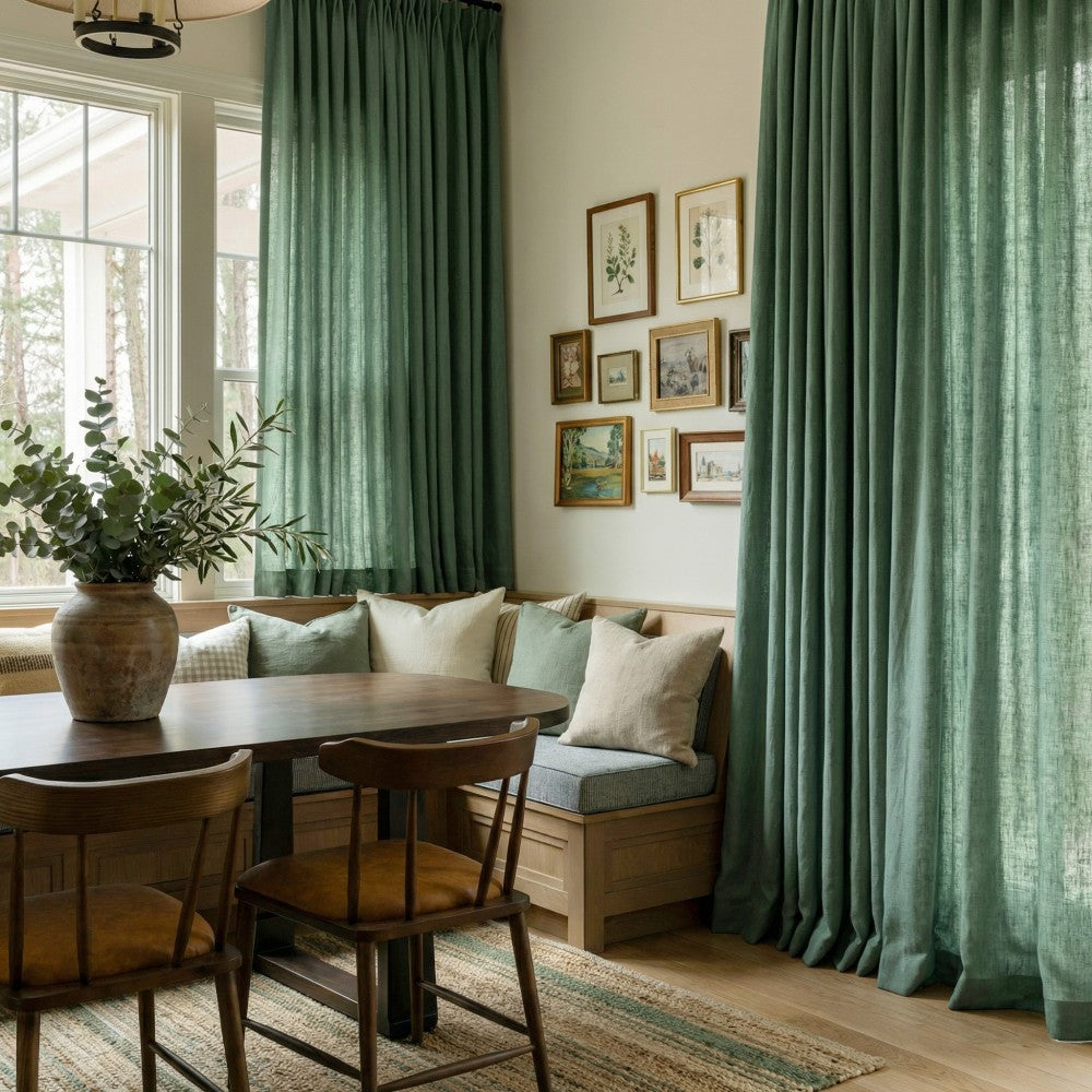 Arabella Classic Linen Blend Curtains