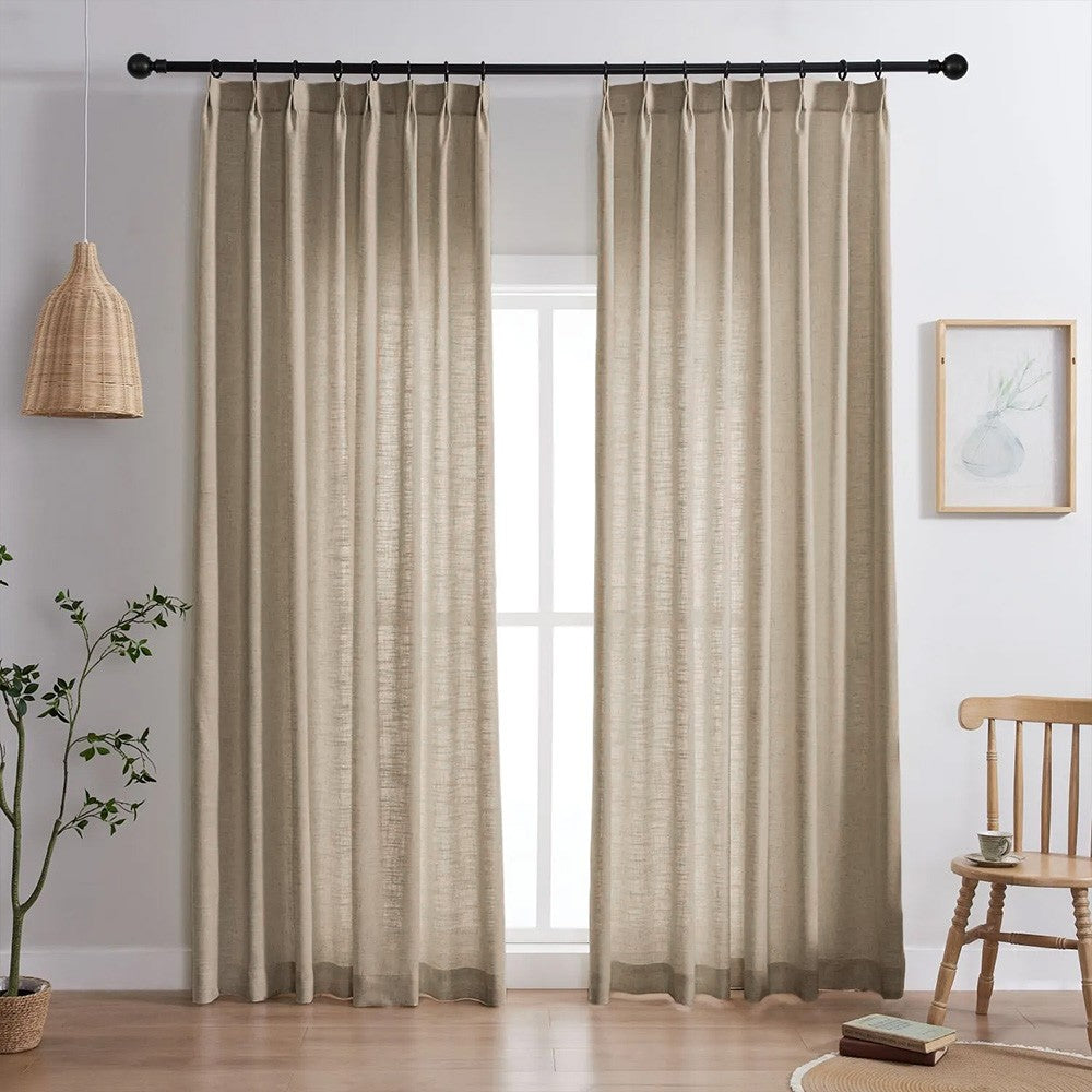 Arabella Classic Linen Blend Curtains