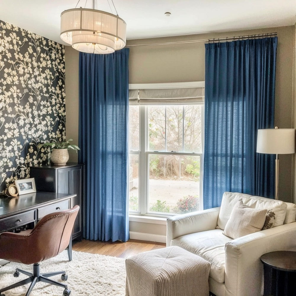 Arabella Classic Linen Blend Curtains