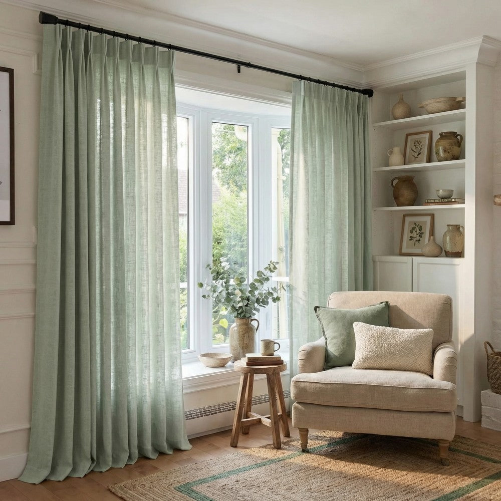 Arabella Classic Linen Blend Curtains