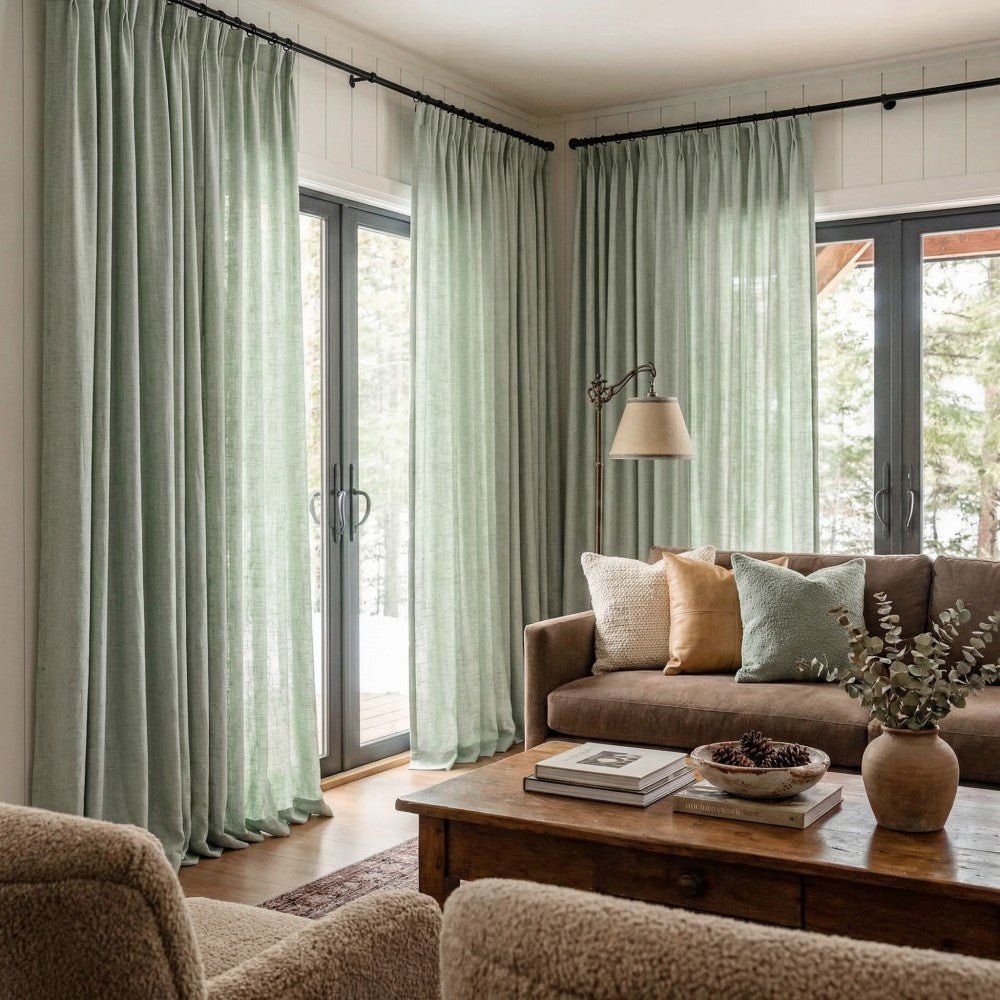 Arabella Classic Linen Blend Curtains