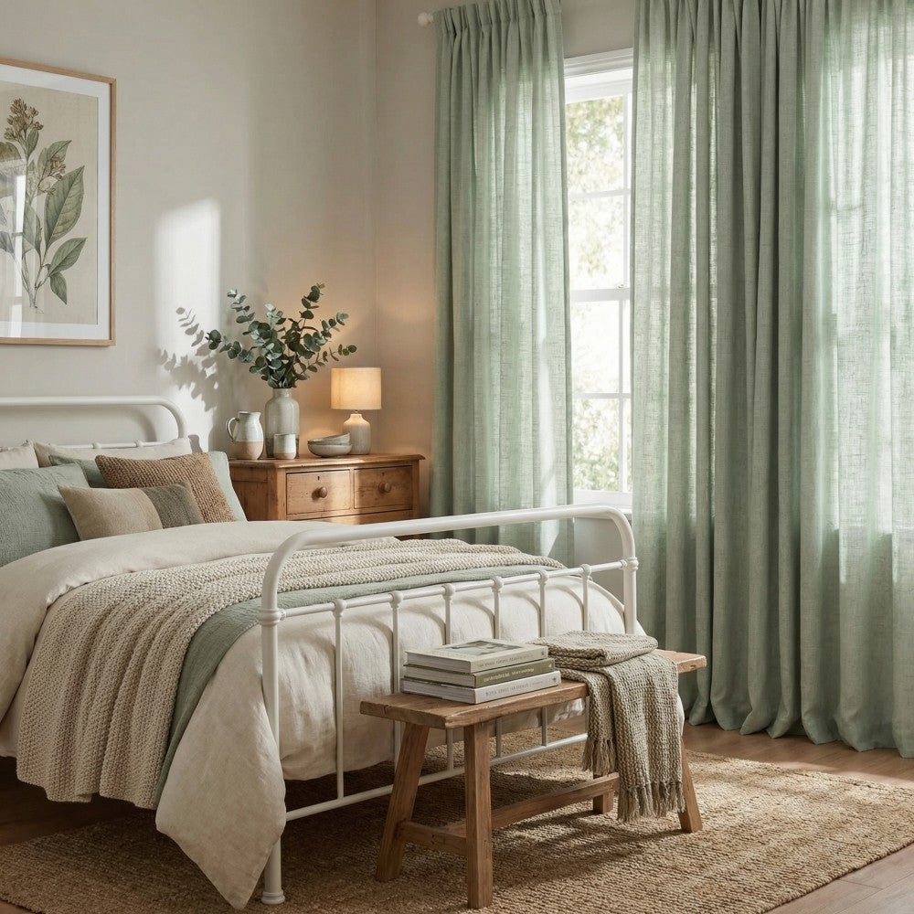 Arabella Classic Linen Blend Curtains