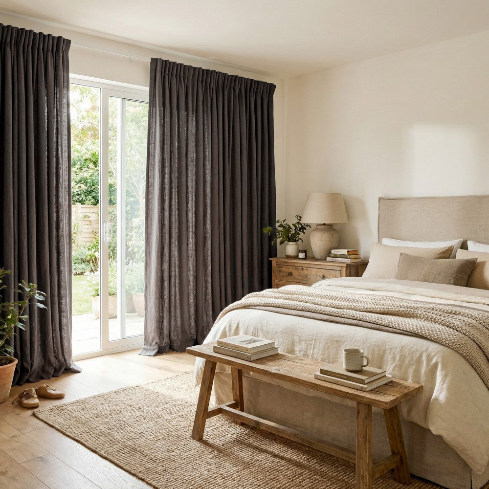 Arabella Classic Linen Blend Curtains