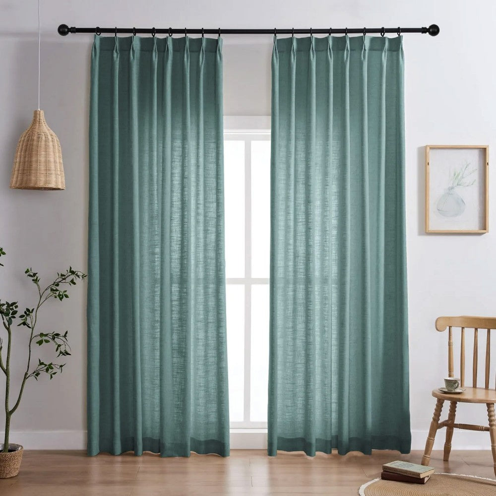 Arabella Classic Linen Blend Curtains