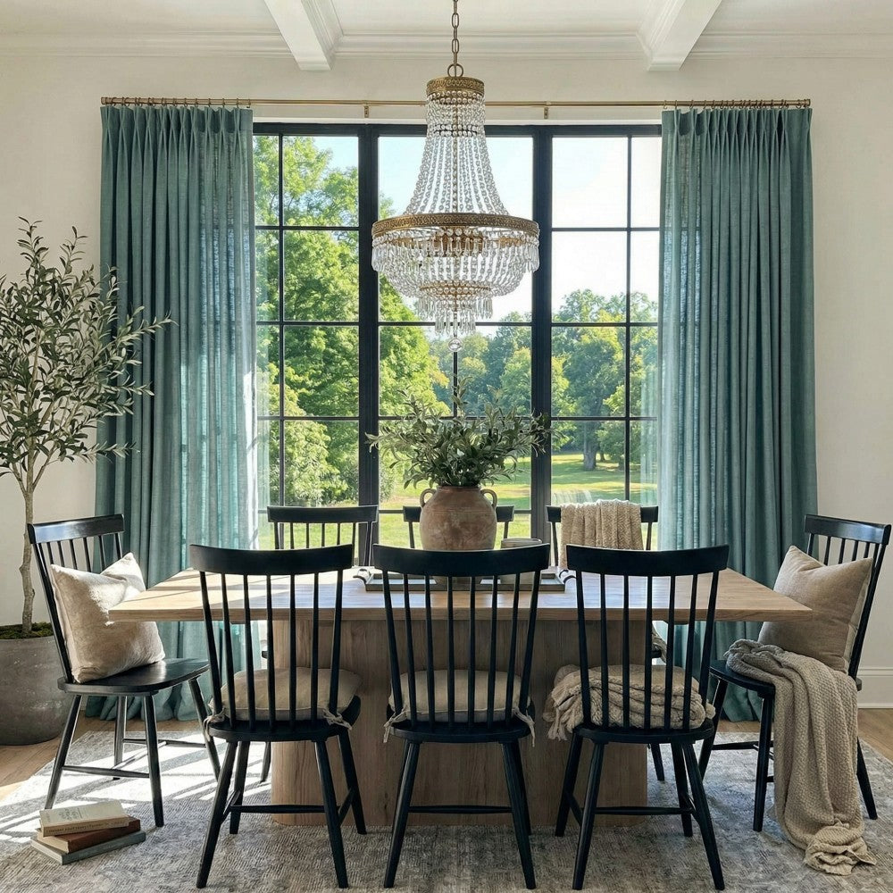 Arabella Classic Linen Blend Curtains