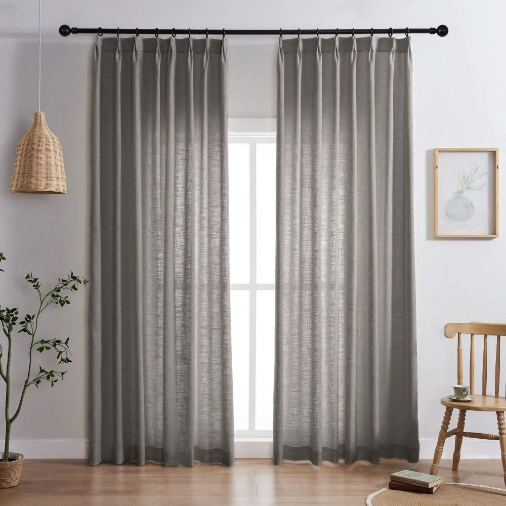 Arabella Classic Linen Blend Curtains