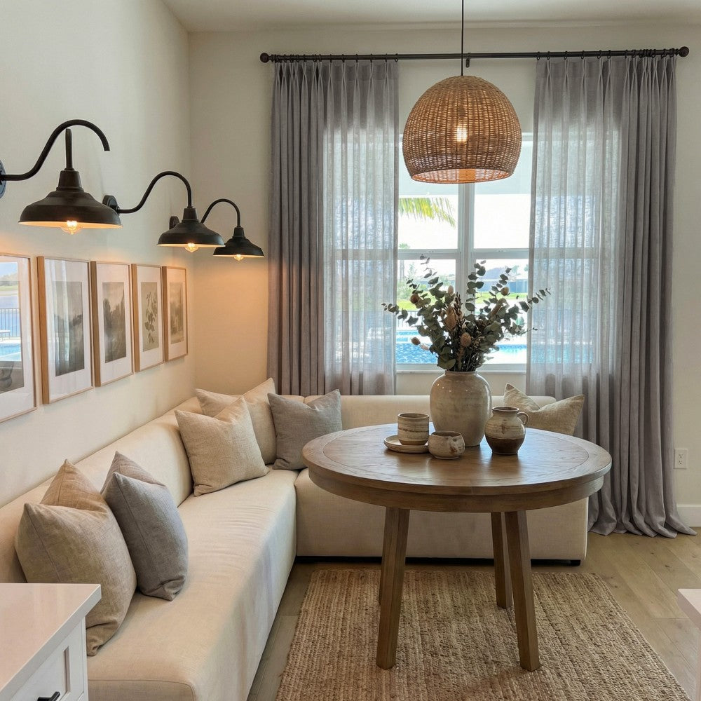 Arabella Classic Linen Blend Curtains