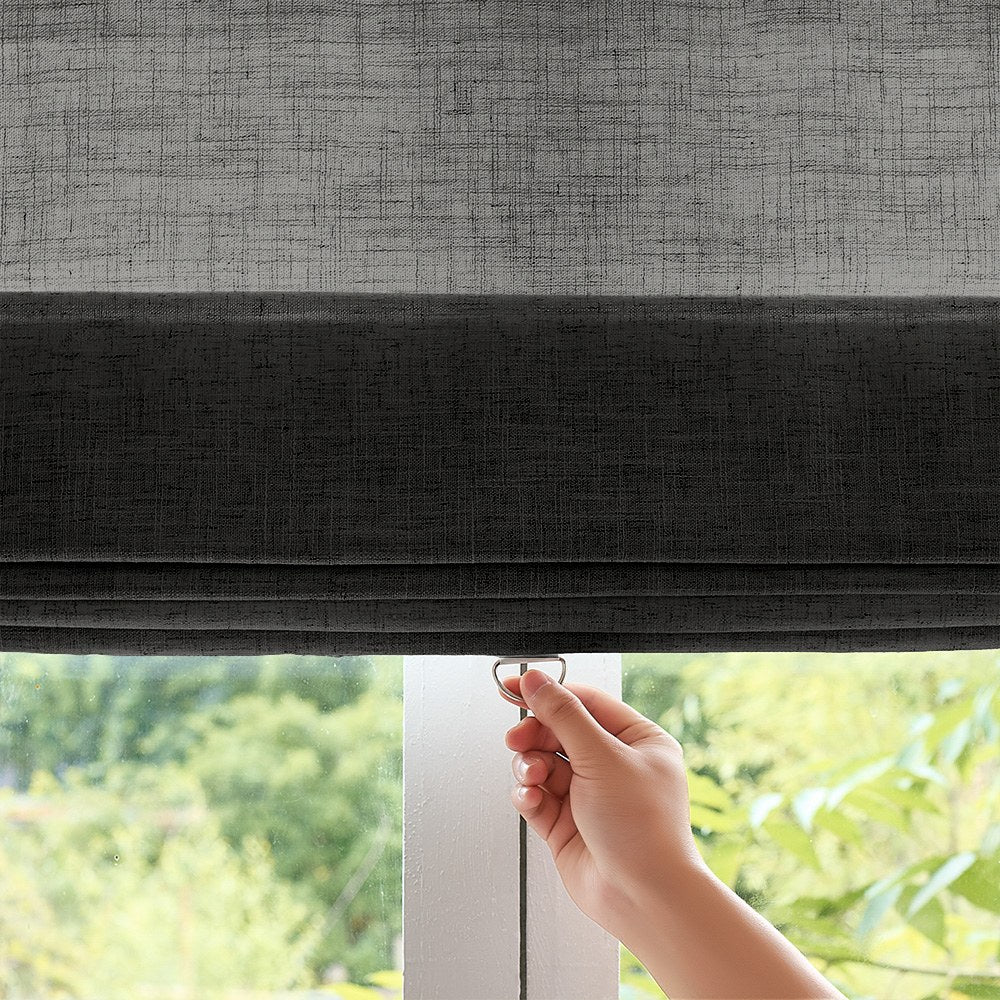 Arabella Light Linen Roman Shade