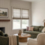 Arabella Light Linen Roman Shade