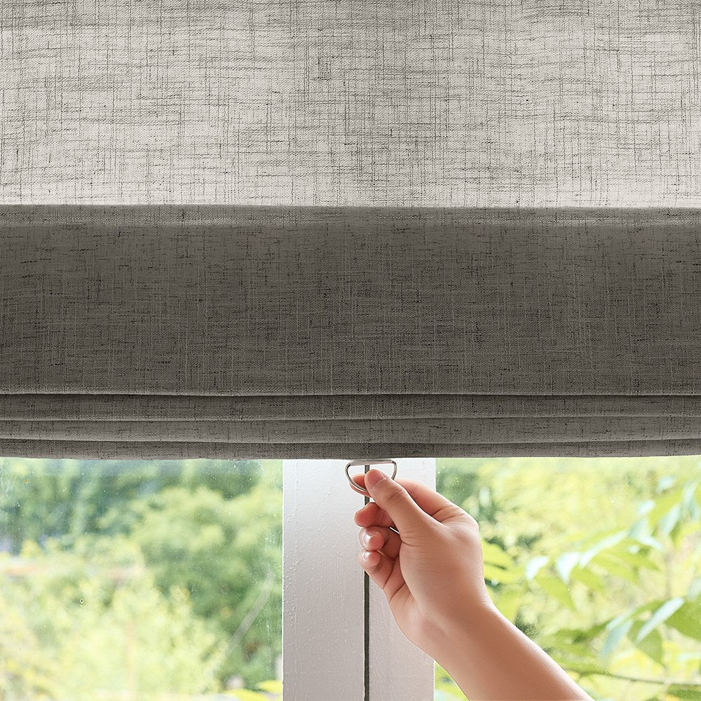 Arabella Light Linen Roman Shade