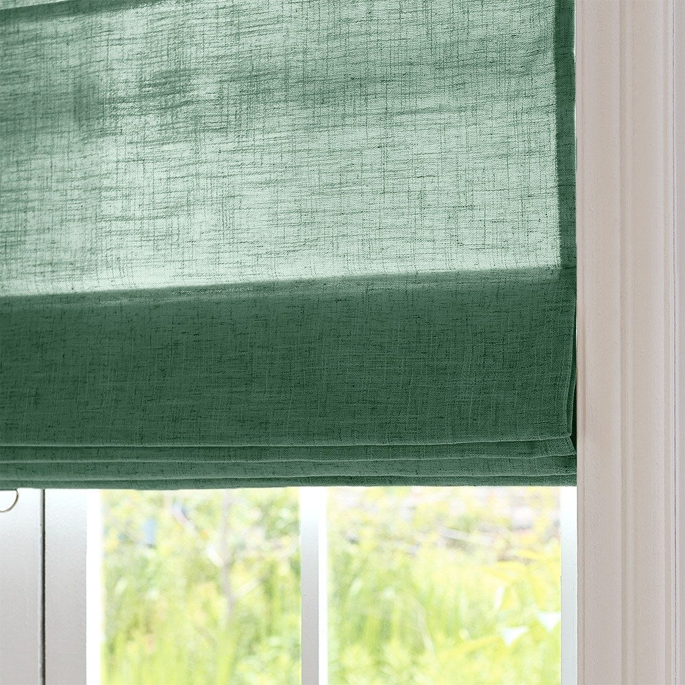 Arabella Light Linen Roman Shade