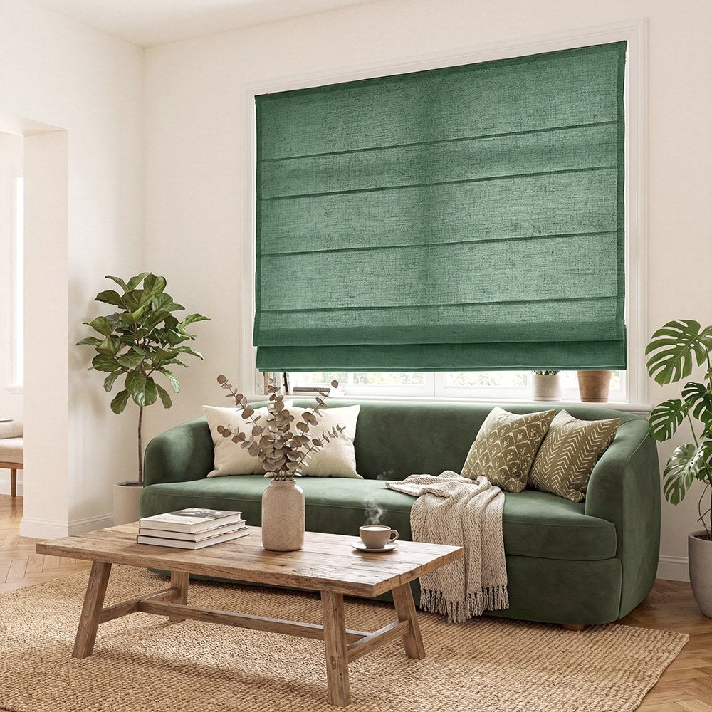 Arabella Light Linen Roman Shade