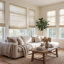 Arabella Light Linen Roman Shade