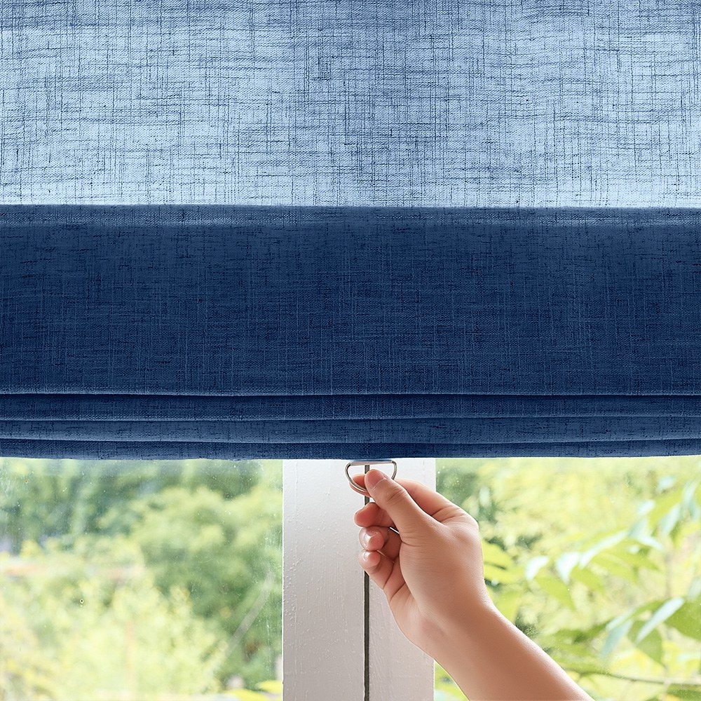 Arabella Light Linen Roman Shade