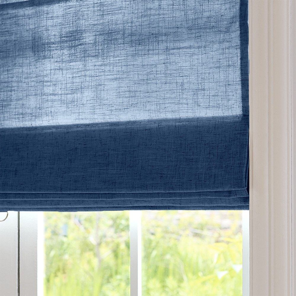 Arabella Light Linen Roman Shade