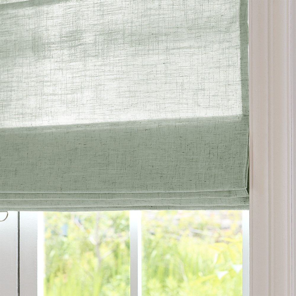 Arabella Light Linen Roman Shade