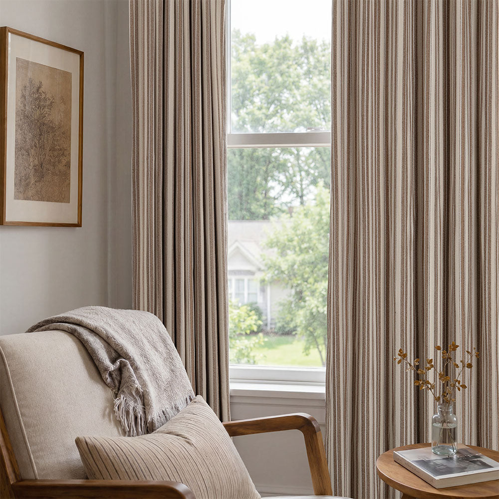 Tende in cotone floreale vintage moderno Priya