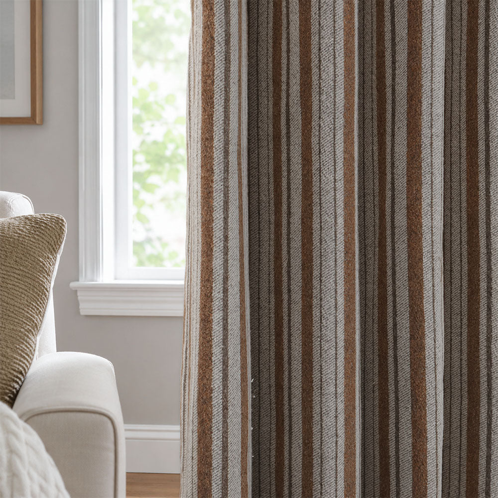 Tende in cotone floreale vintage moderno Priya
