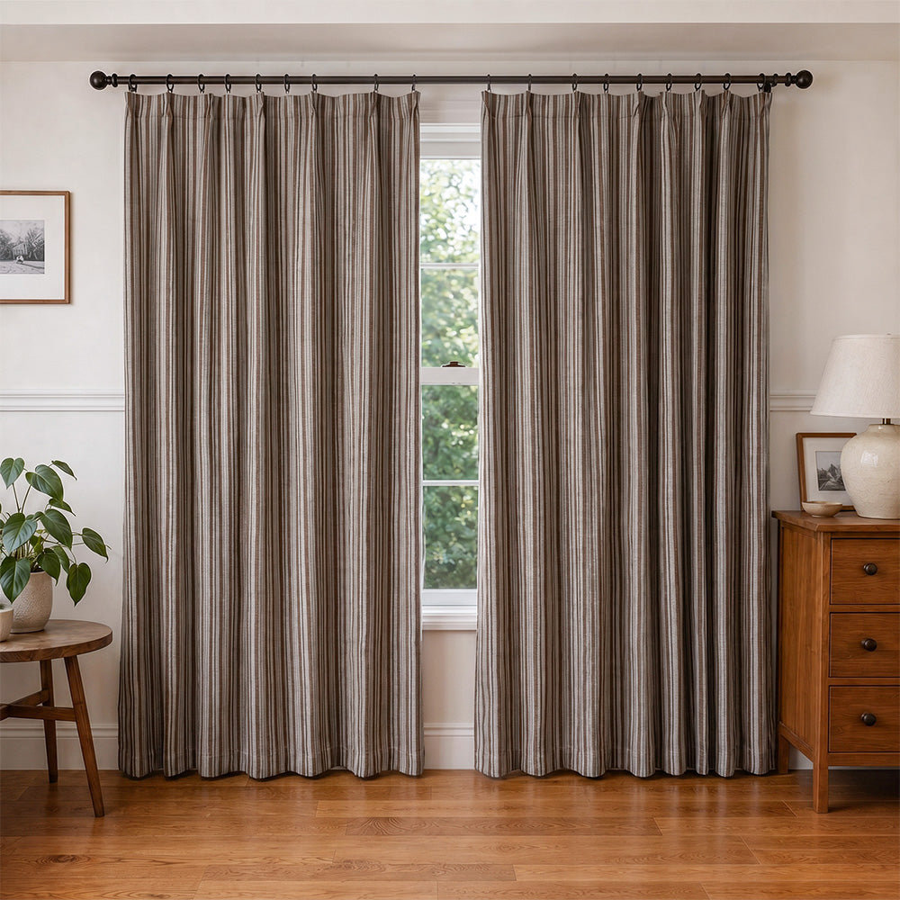 Tende in cotone floreale vintage moderno Priya