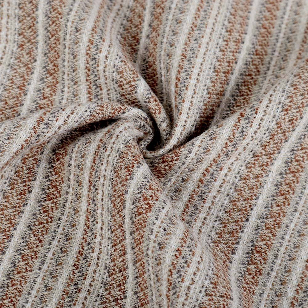 Ashton Classic Double-Sided Textured Stripe Roman Shade