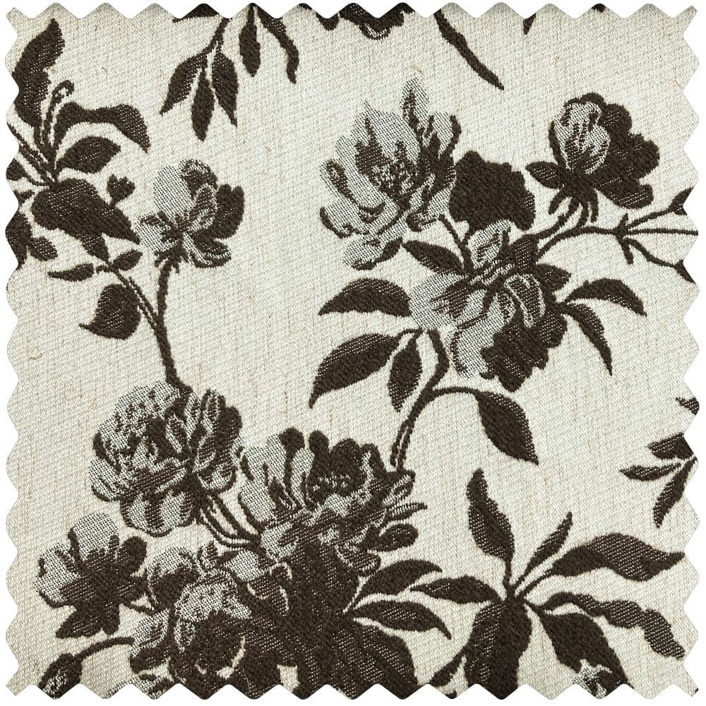 Aurora Retro Rose Blooming Jacquard Custom Curtains