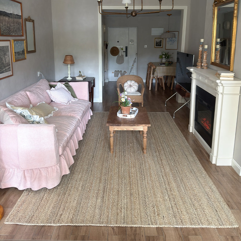 Avignon Custom Handwoven Jute Rug