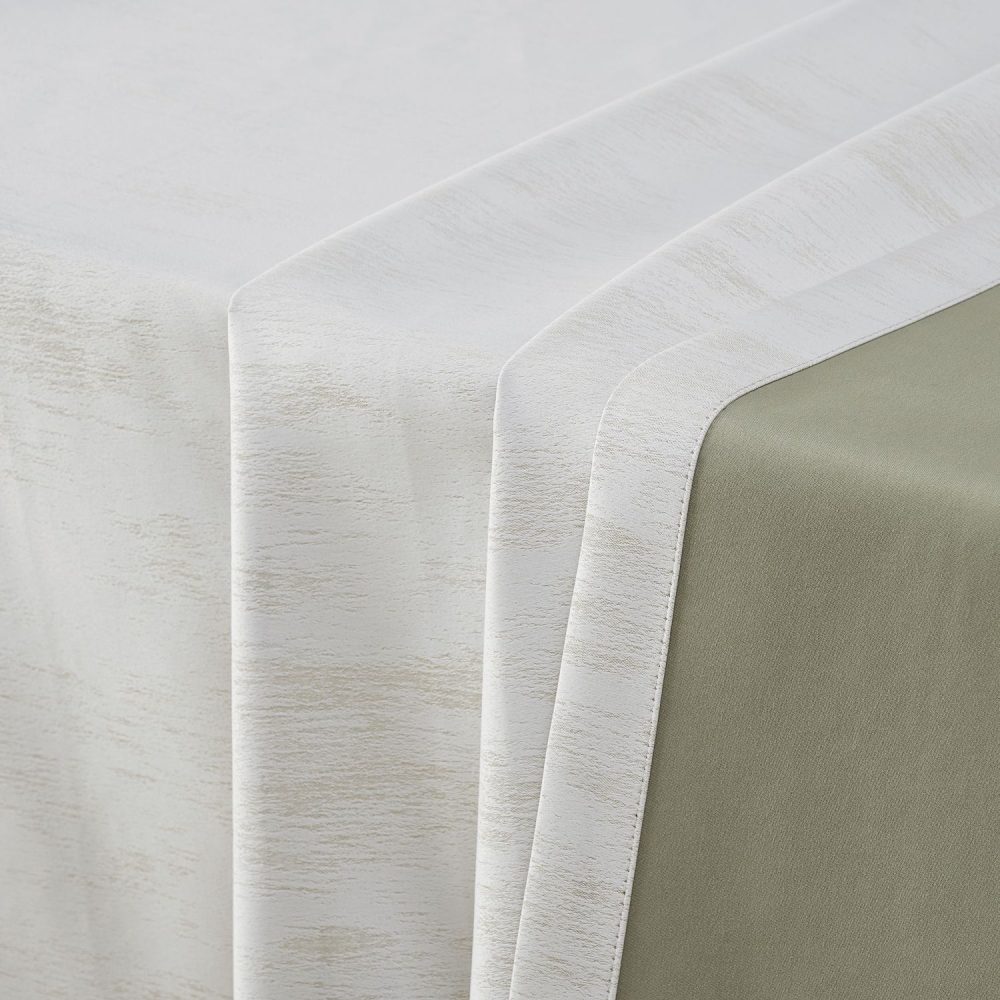 Ayo Wood Grain Textured 100% Blackout Curtains