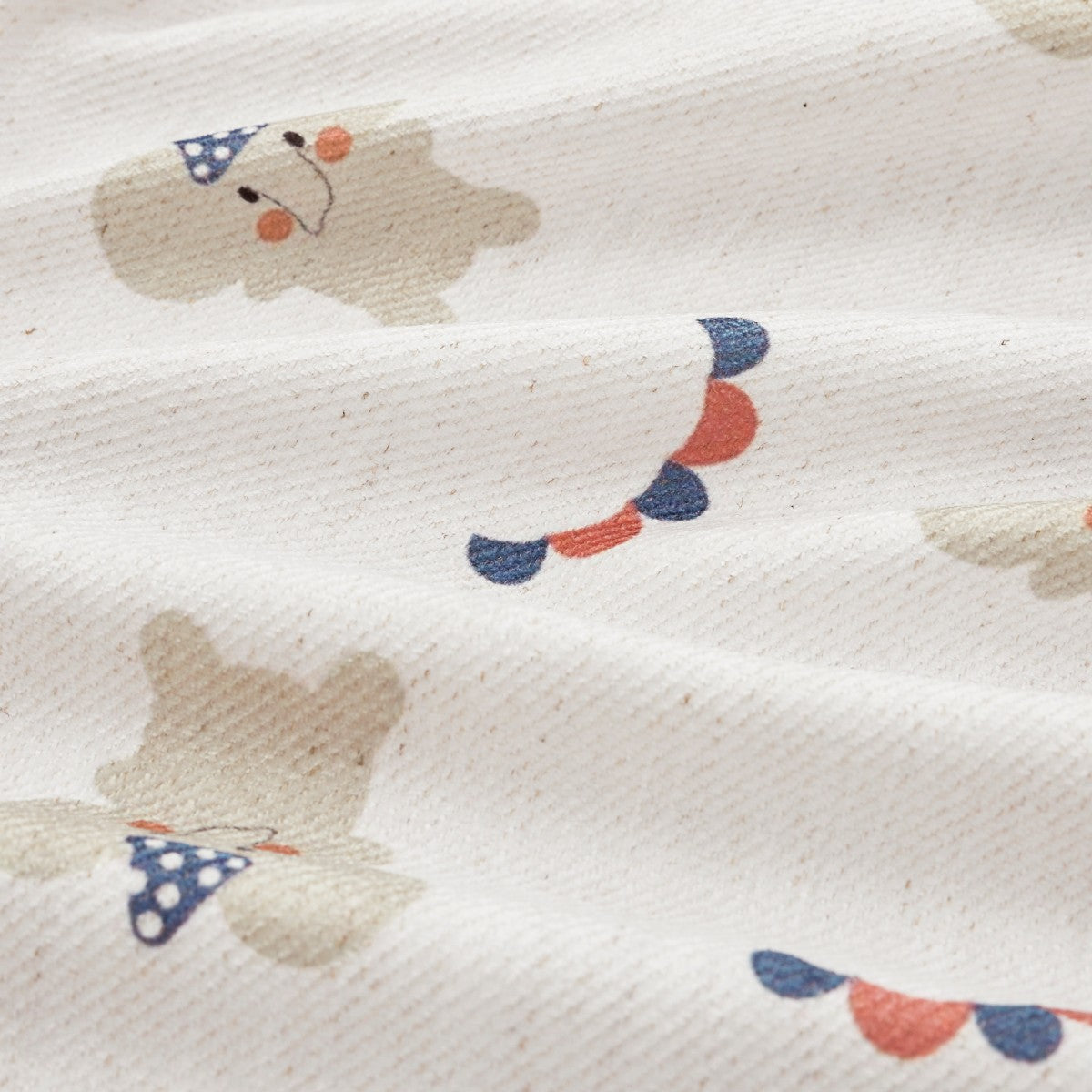 Beatrice Joyful Little Elephant Prints Soft Curtains