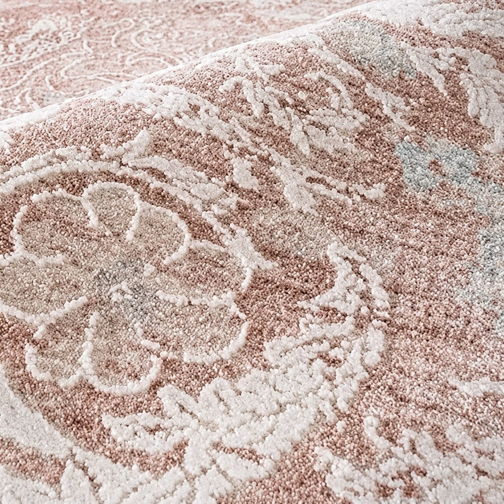 Tapis Bennett turc à motifs vintage haut-bas