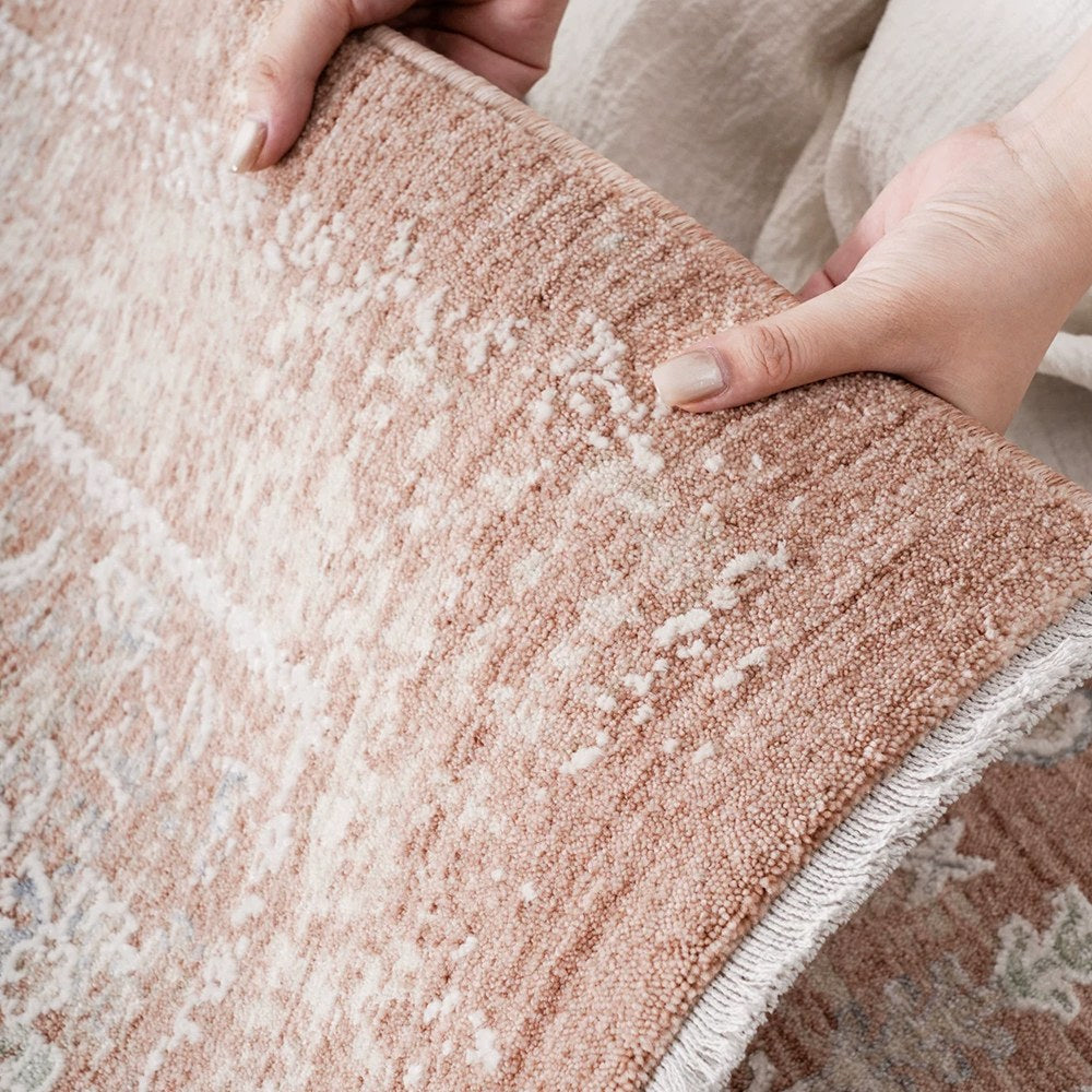 Tapis Bennett turc à motifs vintage haut-bas