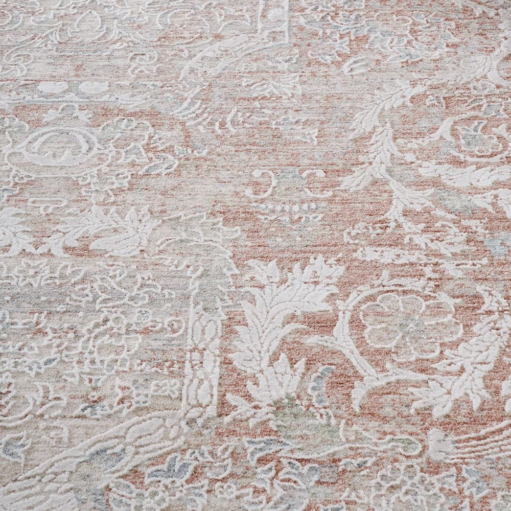 Tapis Bennett turc à motifs vintage haut-bas