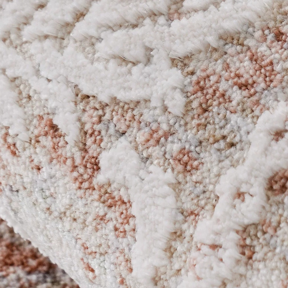 Tapis Bennett turc à motifs vintage haut-bas