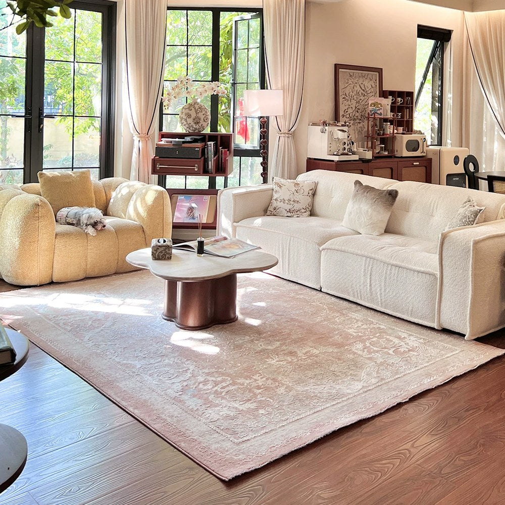 Tapis Bennett turc à motifs vintage haut-bas