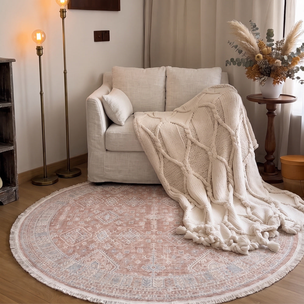 Bennett Turkish High-Low Vintage Patterned Rug