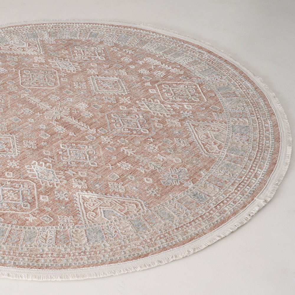 Bennett Turkish High-Low Vintage Patterned Rug