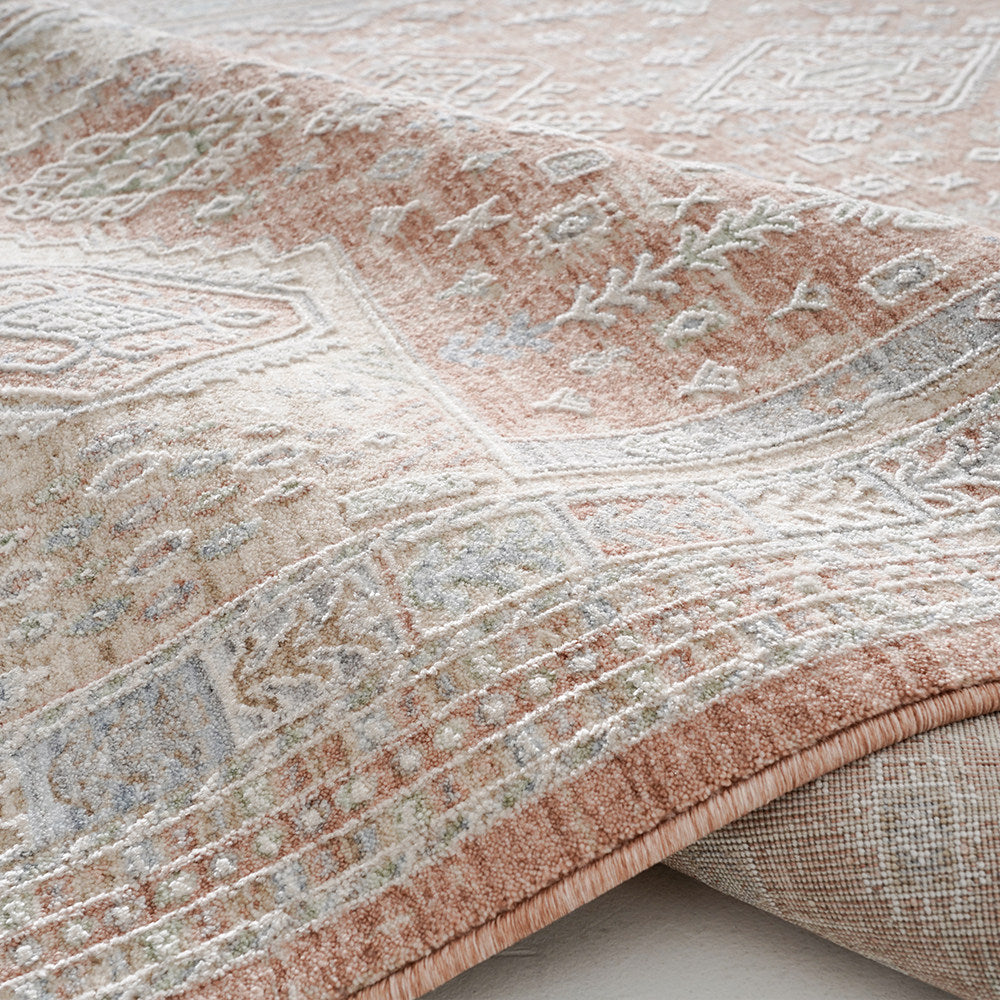 Bennett Turkish High-Low Vintage Patterned Rug