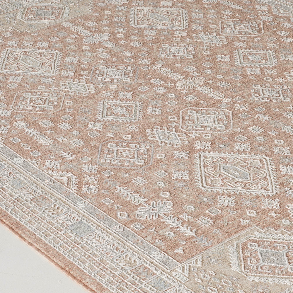 Bennett Turkish High-Low Vintage Patterned Rug