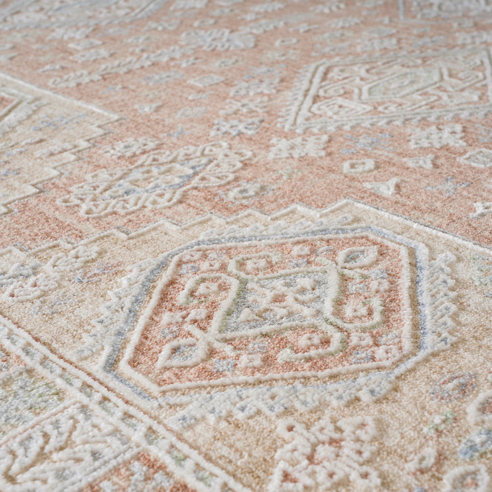 Bennett Turkish High-Low Vintage Patterned Rug