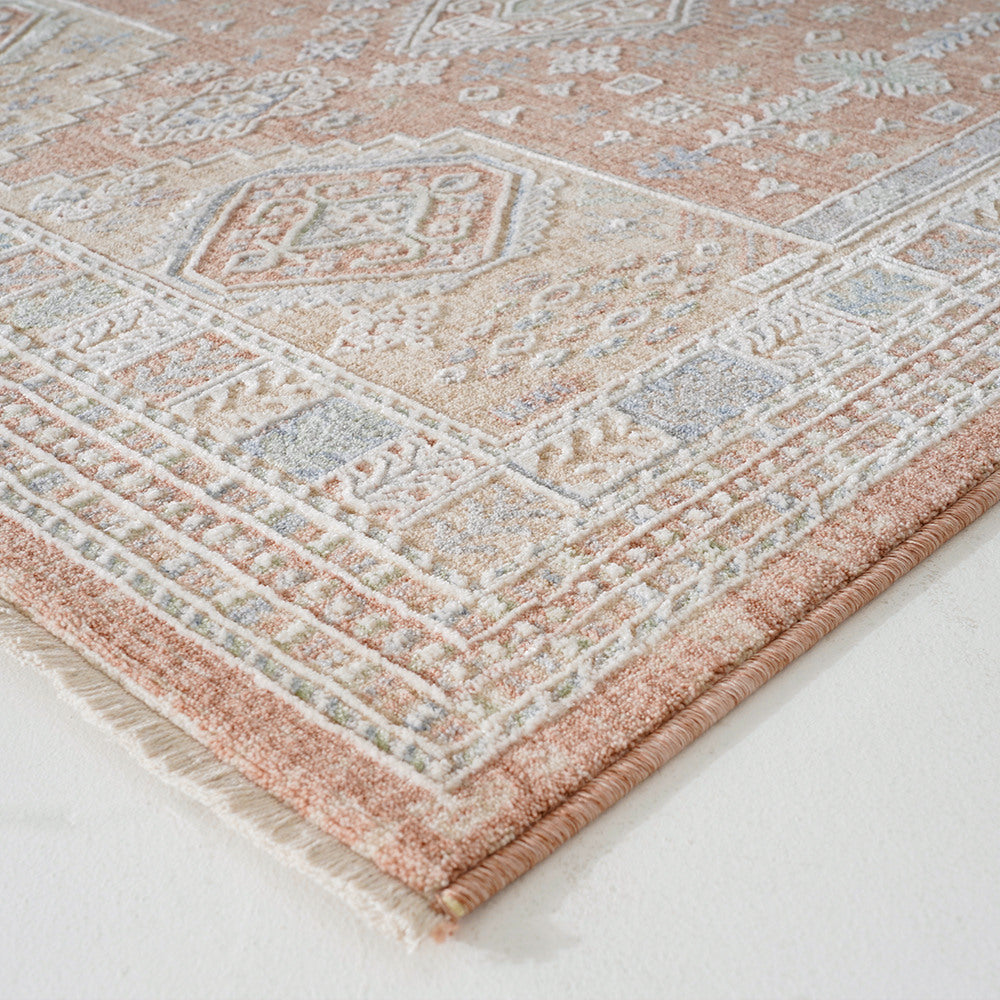Bennett Turkish High-Low Vintage Patterned Rug