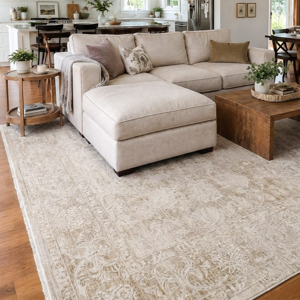 Bennett Turkish High-Low Vintage Patterned Rug