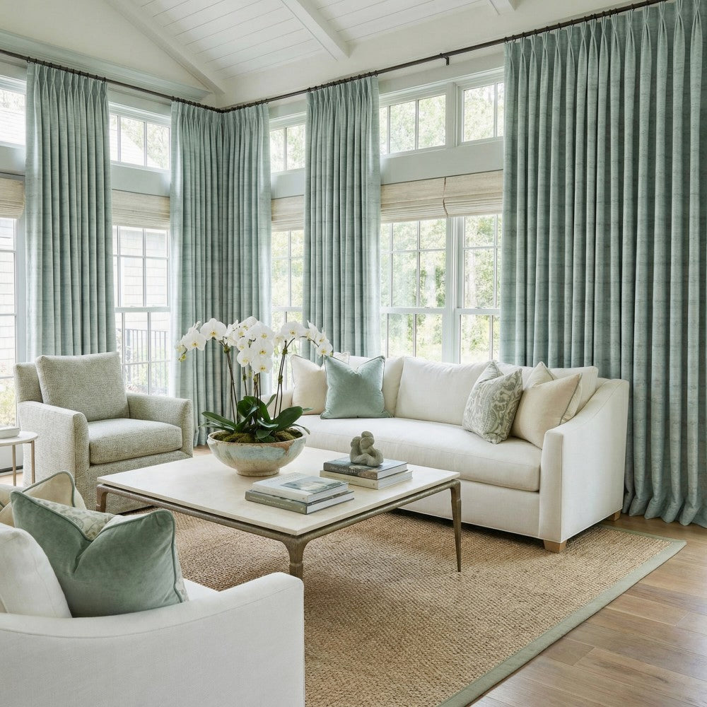 Betty Wood Grain Striped Curtains