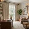 Betty Wood Grain Striped Curtains